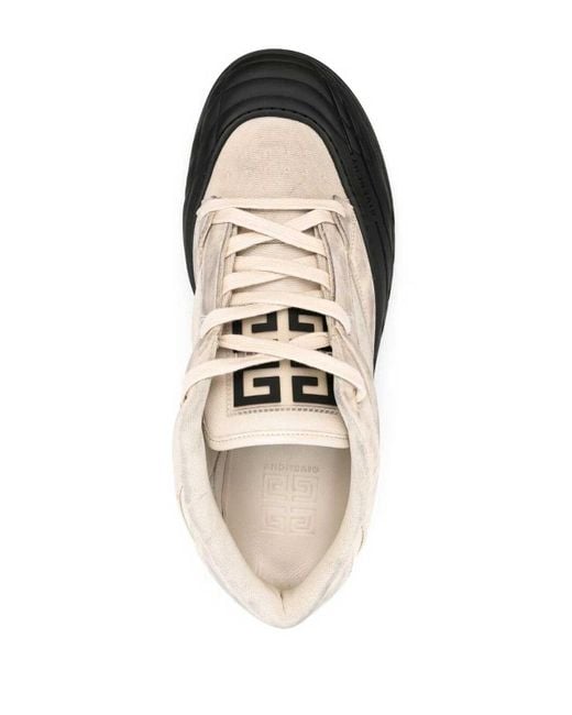 Givenchy White Mid Top Sneakers for men