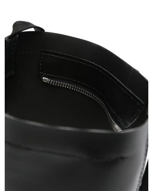 Marni Black Logo Print Shoulder Bag for men