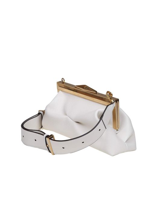 Jimmy Choo White Diamond Clutch