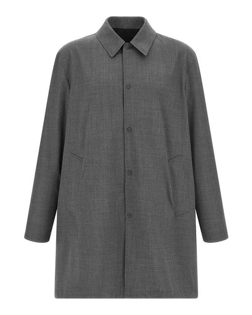 Herno Gray Reversible Jacket for men