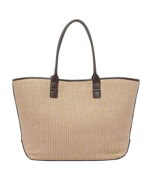 Hogan Natural Medium Address Shopping Bag