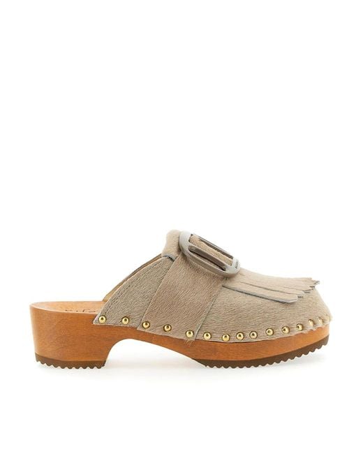 Jejia White Seberg Mules