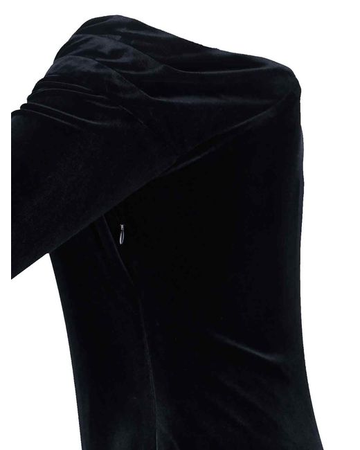 Ralph Lauren Black Asymmetric Maxi Dress