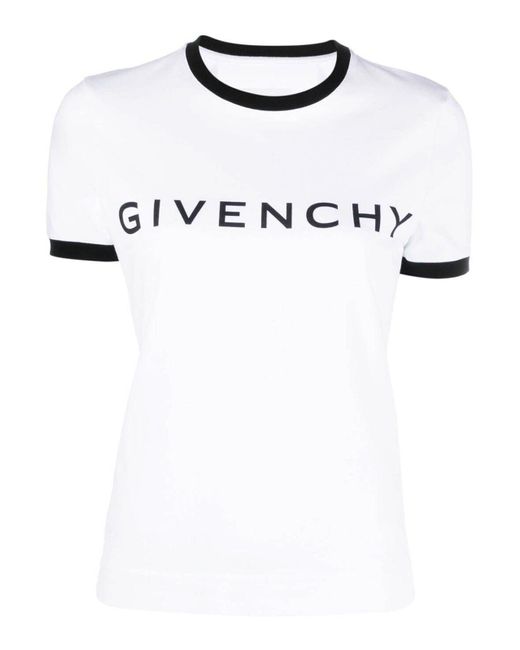 Givenchy White Archetype Slim Fit T-shirt
