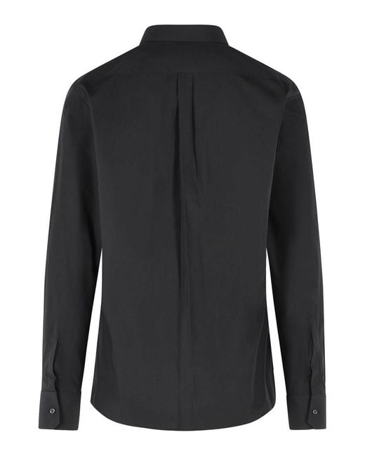 Dolce & Gabbana Black Cotton Shirt for men