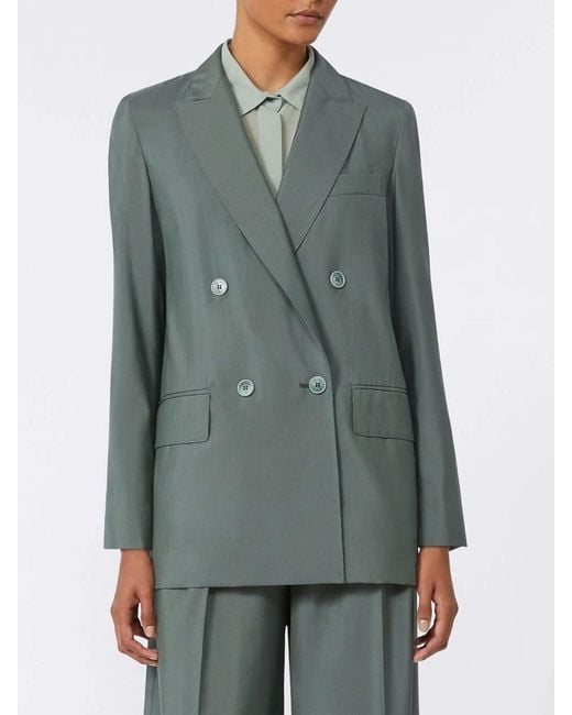 Max Mara Green Suit Jacket