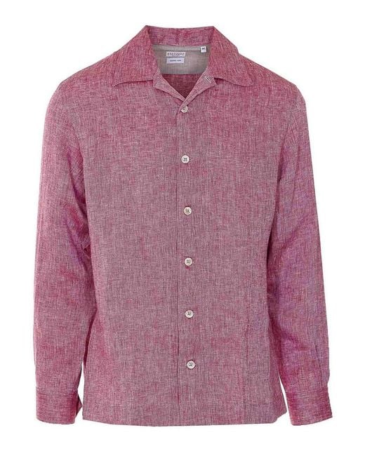 Brunello Cucinelli Pink Cherry Shirt for men