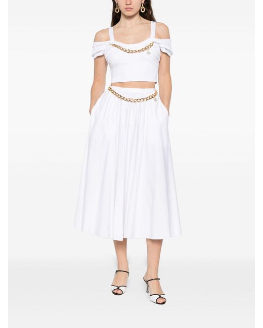 Elisabetta Franchi White Skirt
