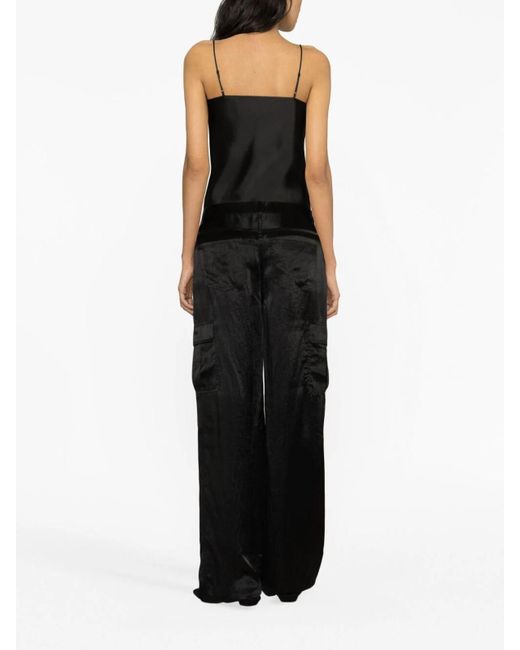 Theory Black Cargo Trousers