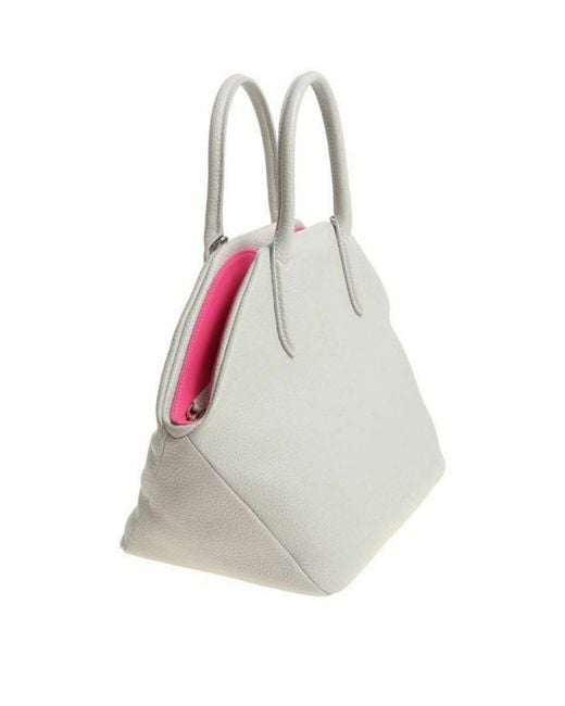 Lulu Guinness White Lip Valentina Large Bag