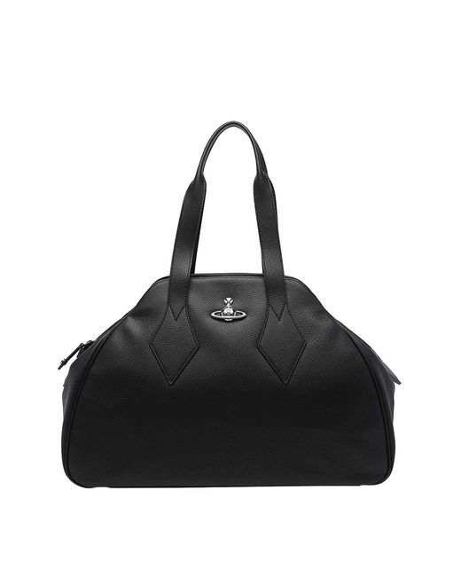 Vivienne Westwood Black Yasmine Shoulder Bag