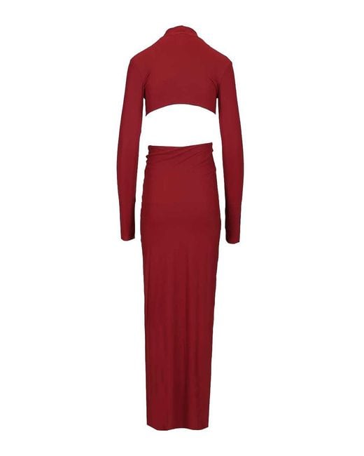 Amazuìn Red Leonie Maxi Dress