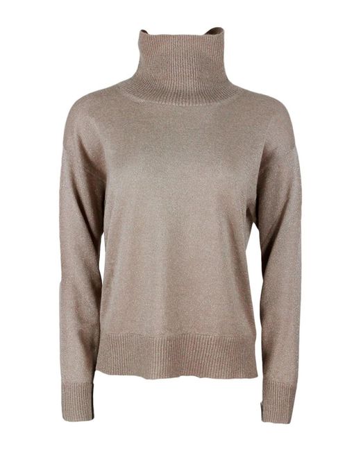 Fabiana Filippi Gray Turtle Neck