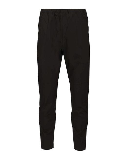 Nine:inthe:morning Black Technical Poplin Trousers for men