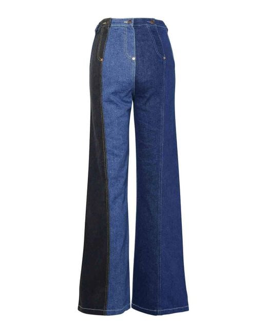 Moschino Blue Wide Jeans
