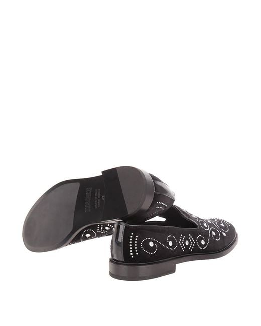 Moschino Black Slip On Oxford for men