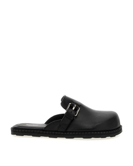 Moschino Black Birky Sabots for men