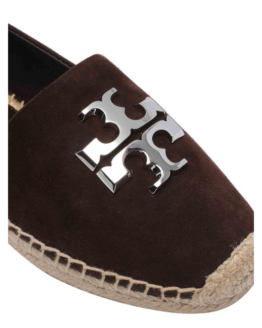 Tory Burch Brown Eleanor Espadrilles