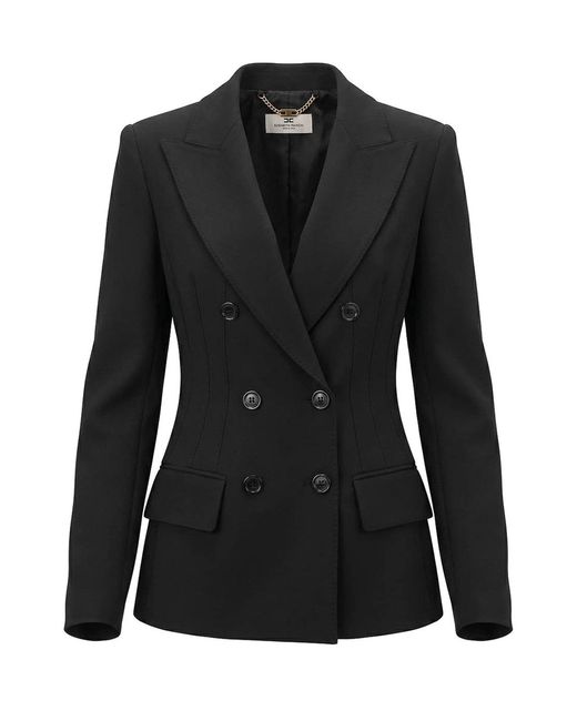 Elisabetta Franchi Black Jacket