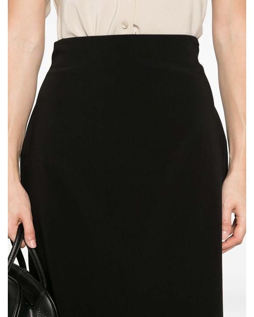 Alberta Ferretti Black Stretch Virg