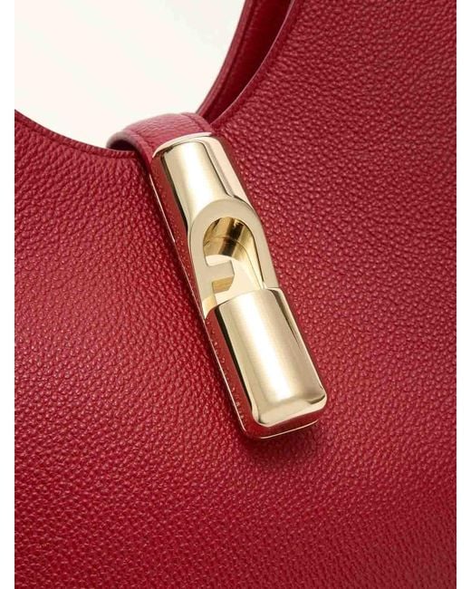 Furla Red Goccia S Hobo Bag
