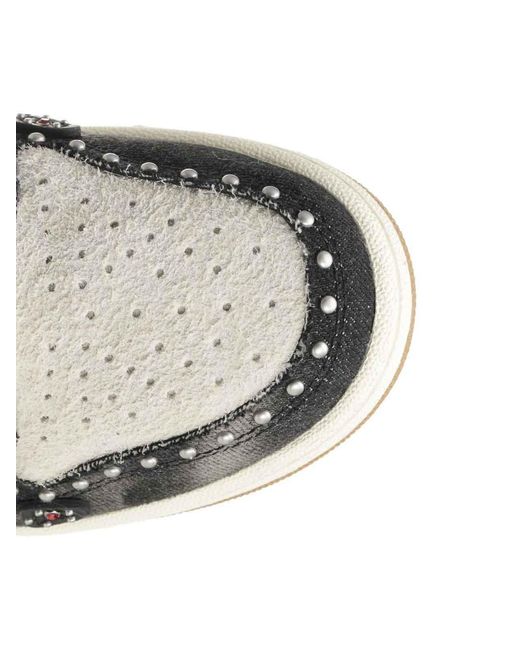 Amiri White Stud Skel Sneaker for men