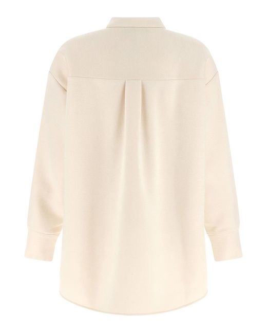 Fabiana Filippi Natural Scuba Cashmere Shirt