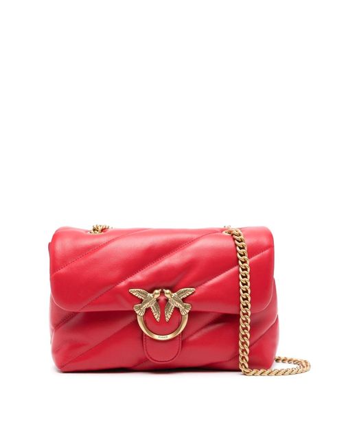 Pinko Red Love Classic Puff Cl Bag