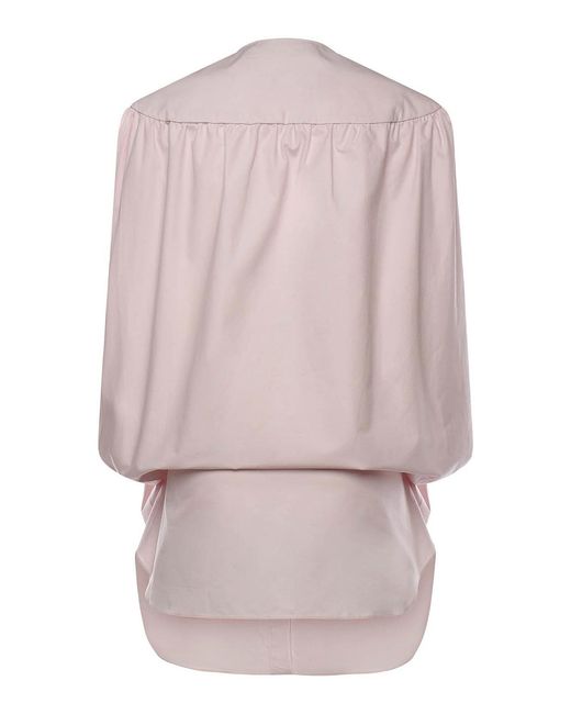 Jacquemus Pink La Robe Berlingot Cotton Dress