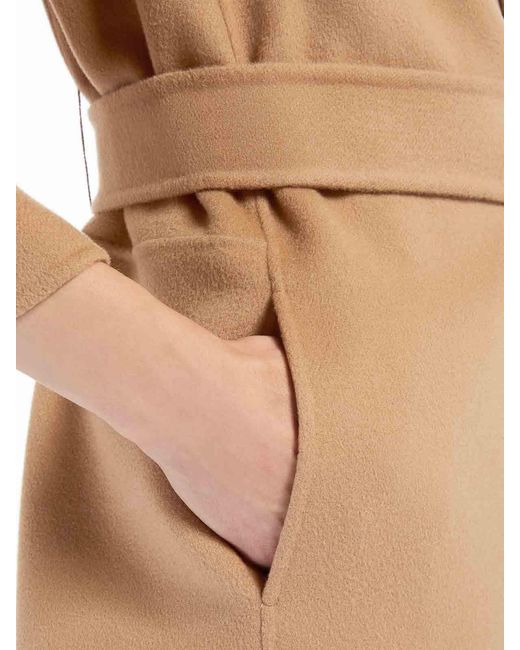 Max Mara Natural Double Wool Short Coat