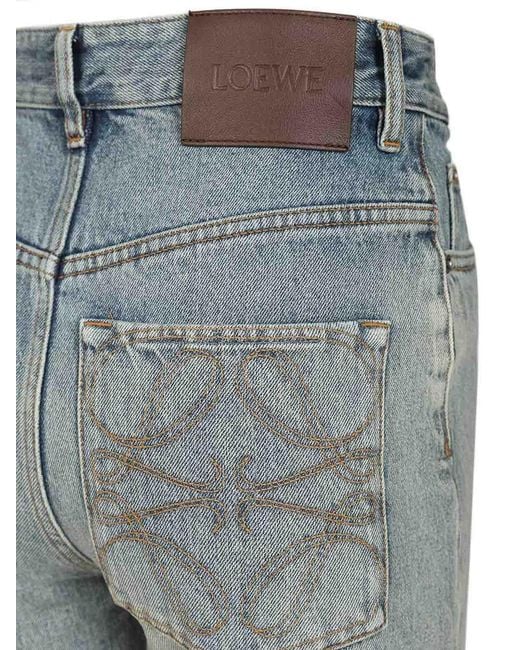 Loewe Gray Denim Jeans