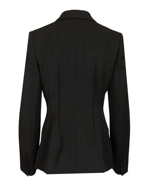 McQueen Black Single-Breasted Jacket