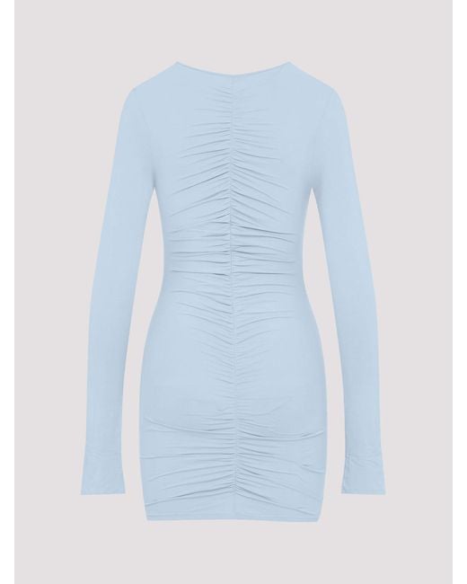 LaRevêche Blue Lillibet Mini Dress