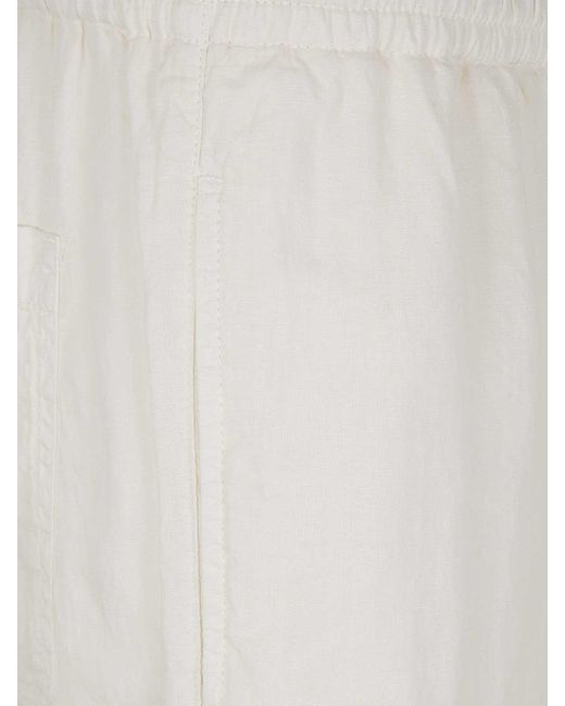 Aspesi White Ventura Trousers for men