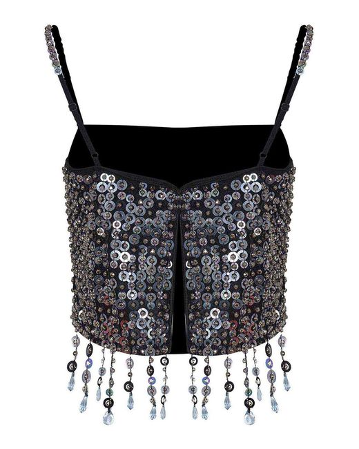 Pinko Black Top Made Of Polyester