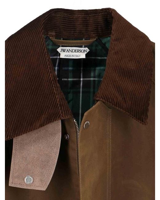 J.W. Anderson Brown Cotton Jacket for men