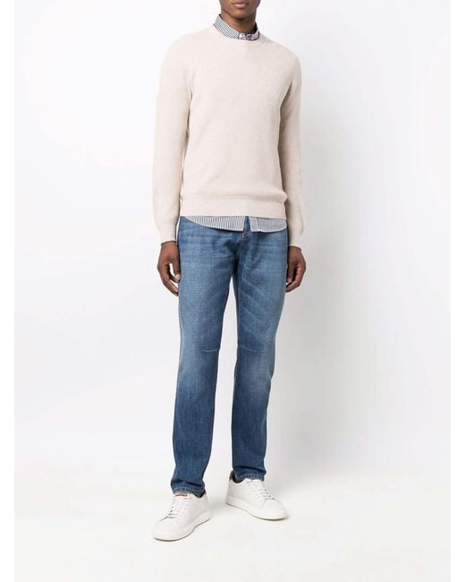 Brunello Cucinelli Blue Pants for men