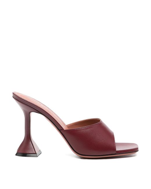 AMINA MUADDI Red Lupita 95 Sandals