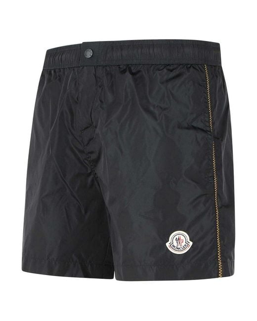 Moncler Gray Polyamide Swimsuit for men