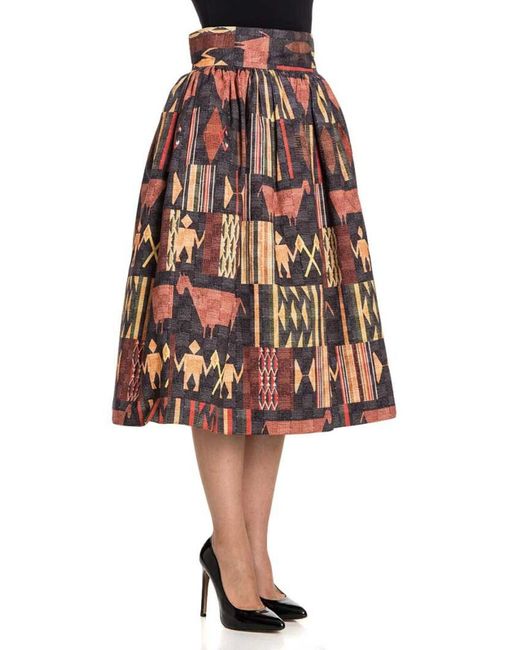 Stella Jean Multicolor Flared Skirt
