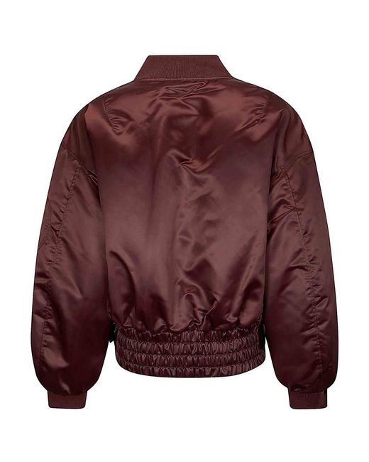 Chopova Lowena Purple Helter Bomber Jacket