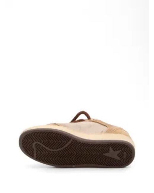 Golden Goose Deluxe Brand Brown Ball Suede Sneakers