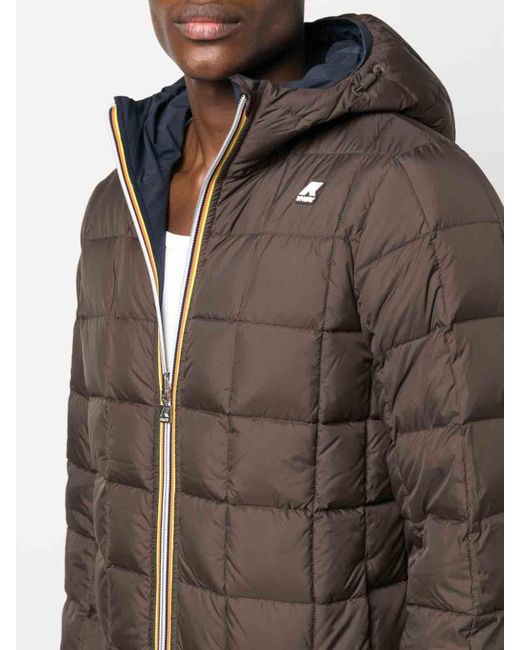 Jack Eco Thermo Double Yellow And Green Down Jacket