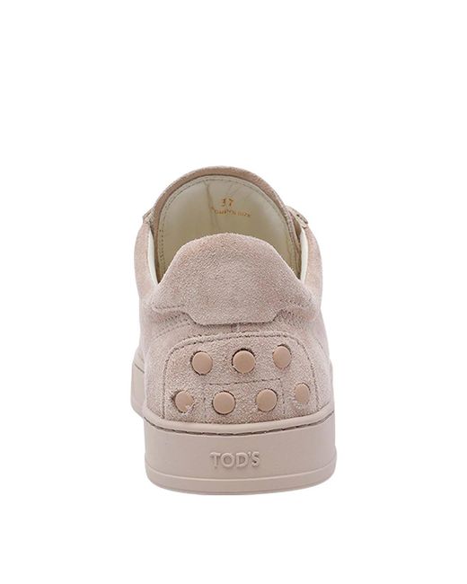 Tod's Brown Suede Sneakers