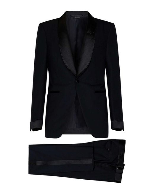 Tom Ford Black Formal Suit for men