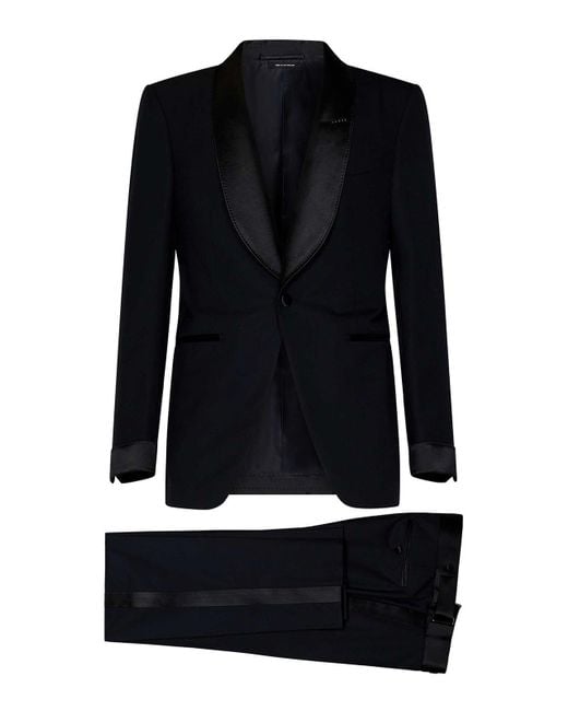 Tom Ford Black Formal Suit for men