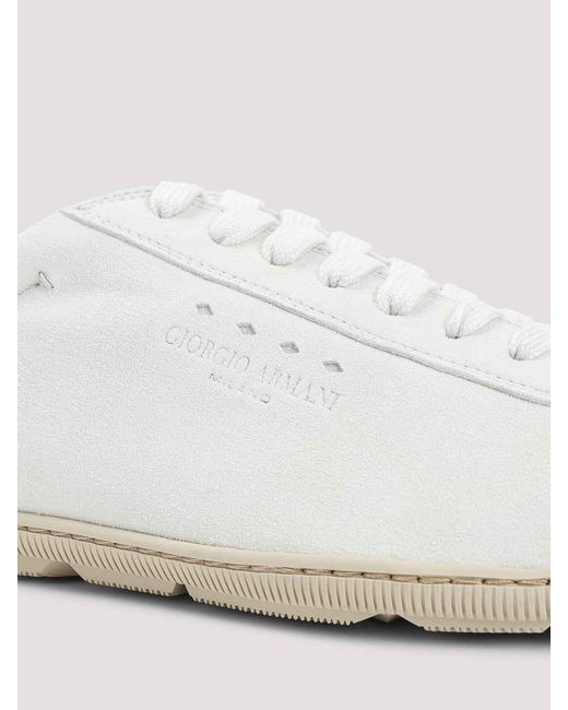 Giorgio Armani White Sneakers for men