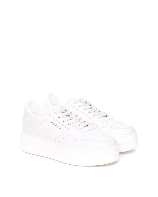Hogan White Trainers