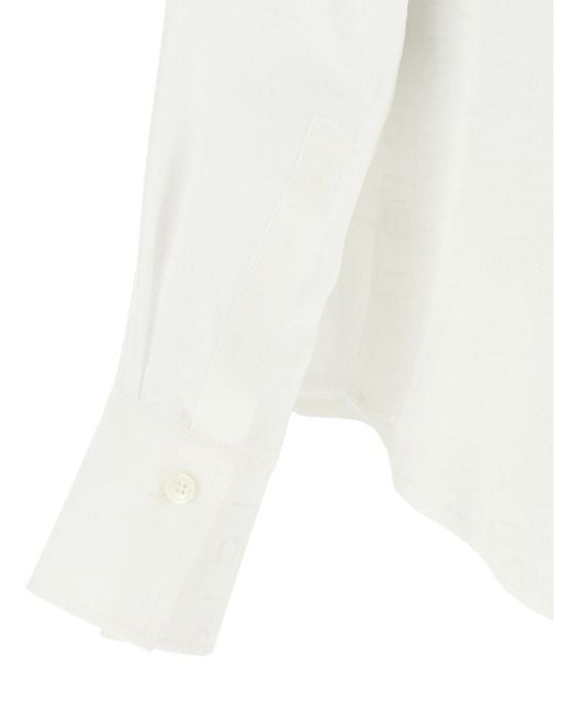 Camicia Monogramma di Ferragamo in White