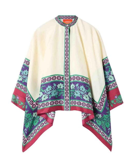 LaDoubleJ White Silk Scarf Shirt